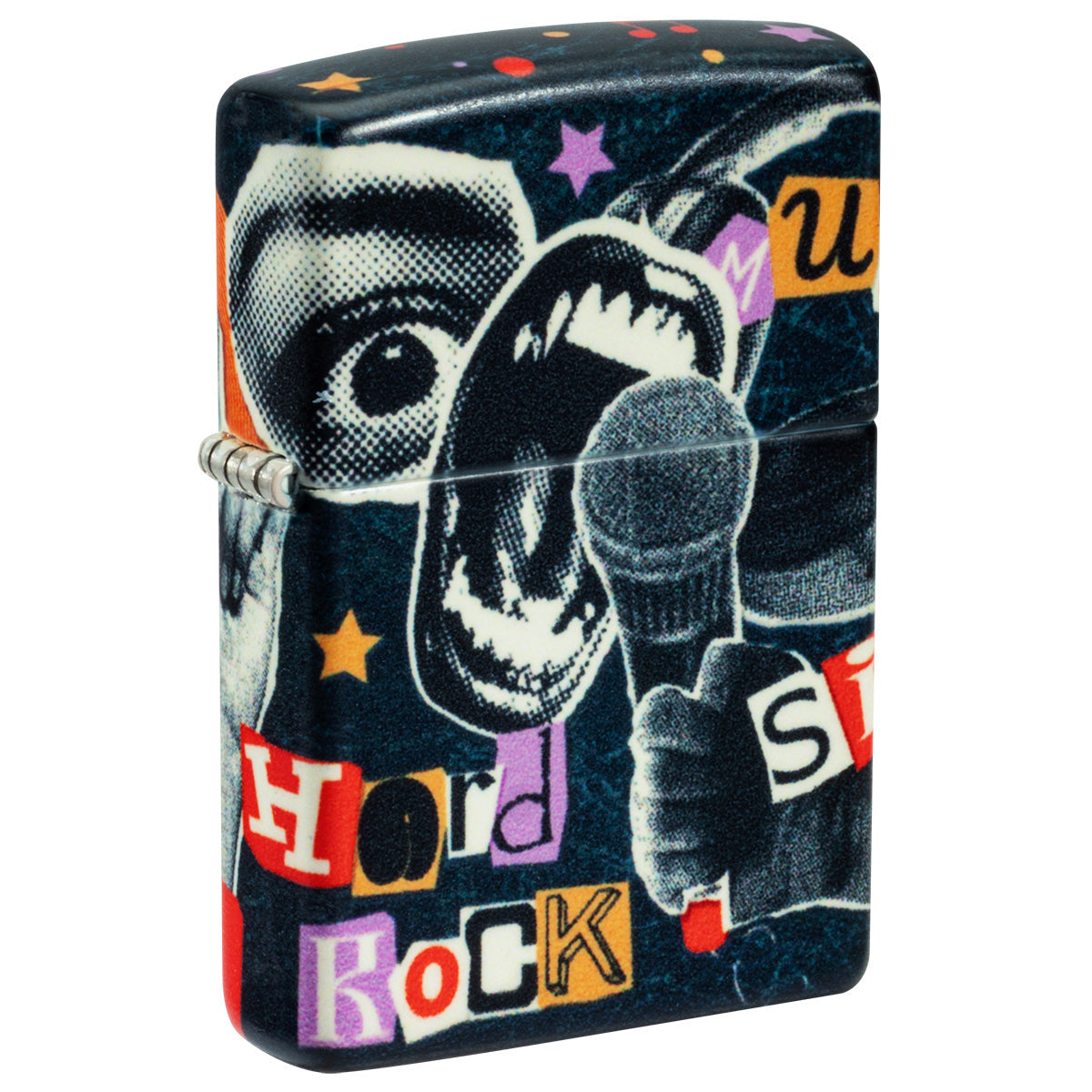 Zippo Lighter: Rock Music Collage - 540 Color 47032 – Lucas Lighters