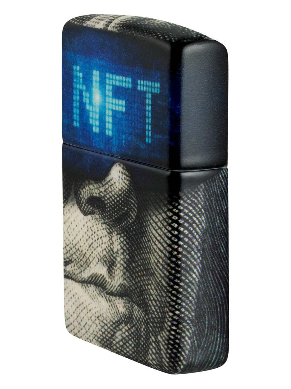 Zippo Lighter: NFT Ben Franklin - 540 White Matte 48540