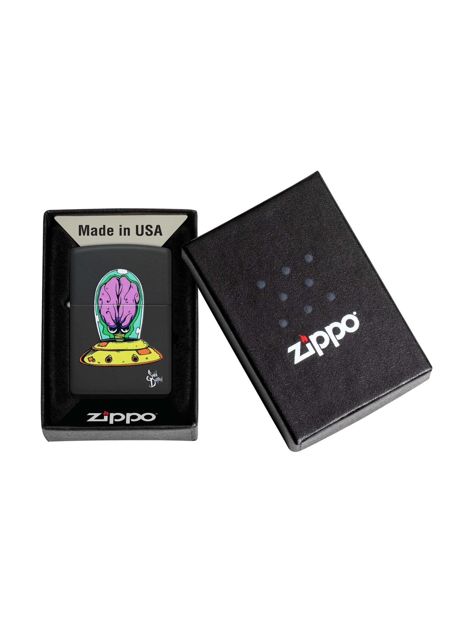 Zippo Lighter: Sean Dietrich Design - Black Matte 48683