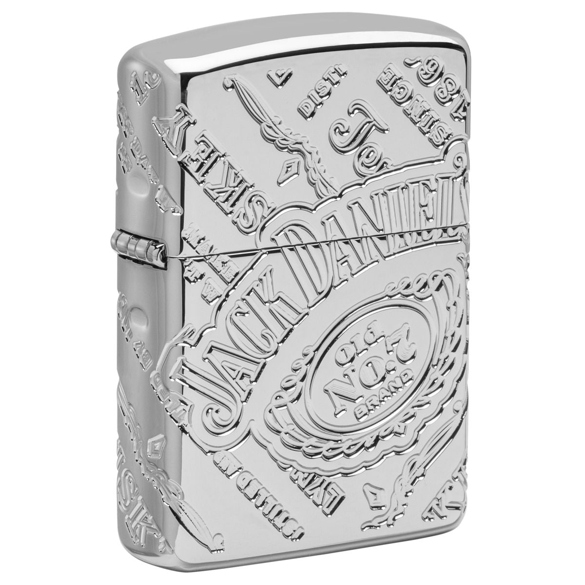 Zippo Lighter: Armor Jack Daniel's MultiCut - High Polish Chrome