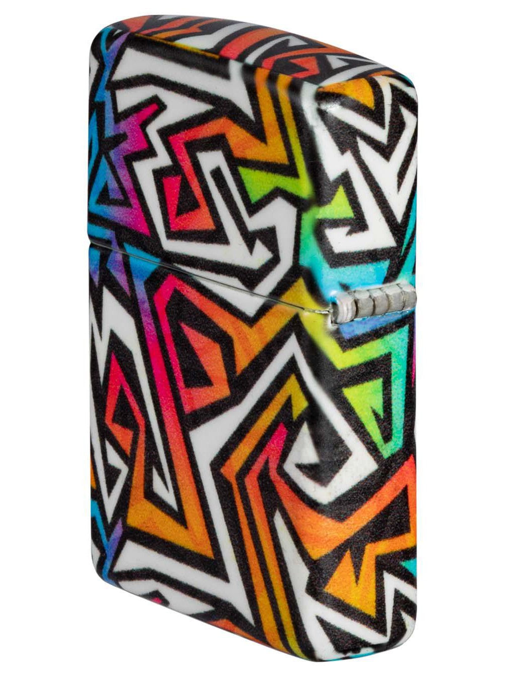 Zippo Lighter: Abstract Pattern - 540 White Matte 49899