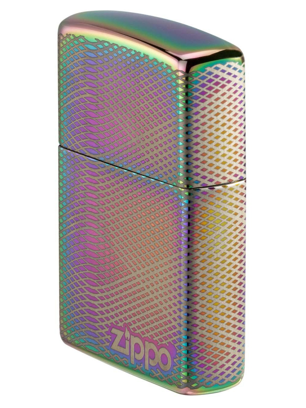 Zippo Lighter: Wave Design, 360 Laser Engraved - Multi-Color 49941