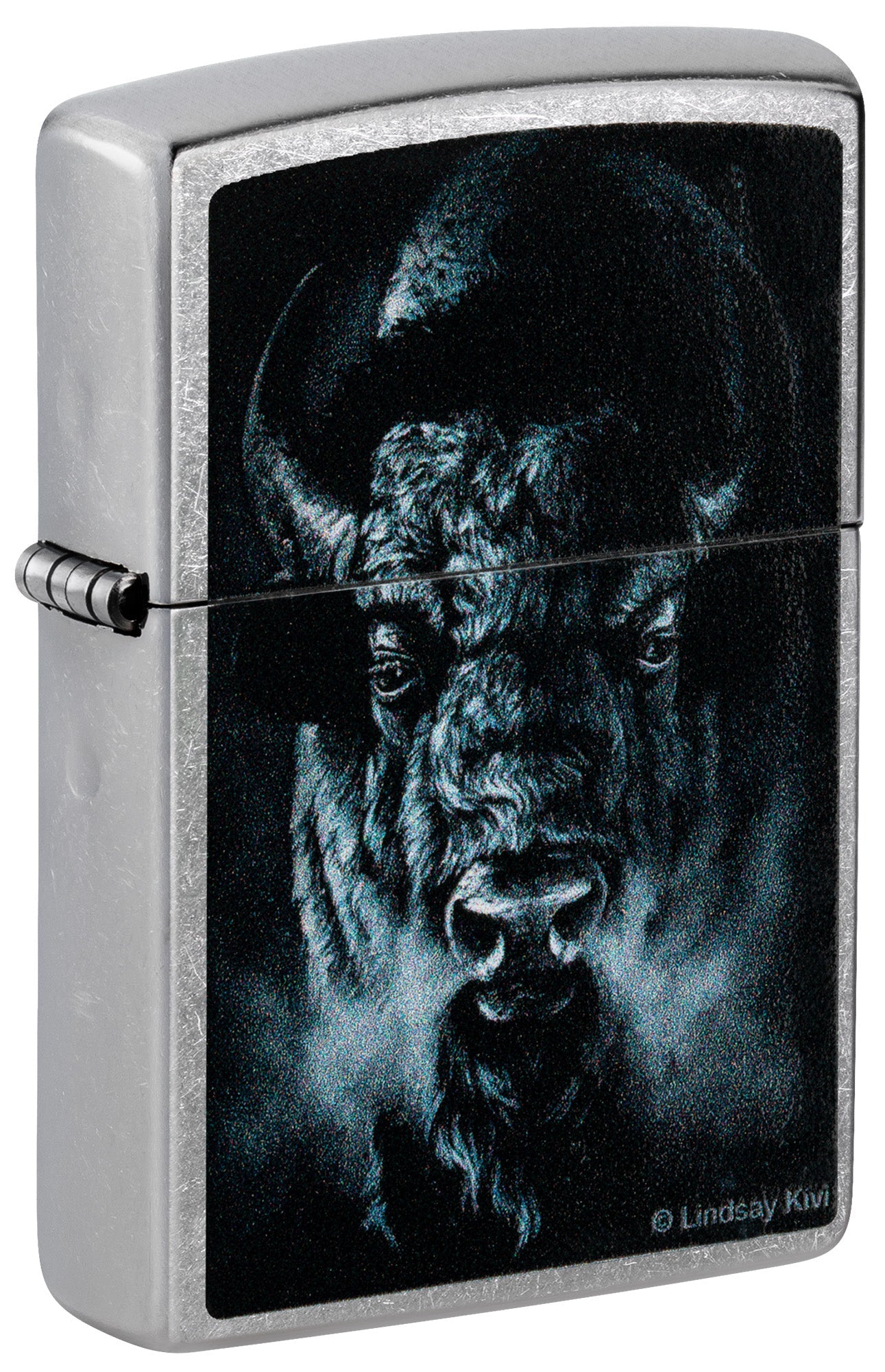 Zippo Lighter: American Buffalo by Lindsay Kivi - Street Chrome 81524