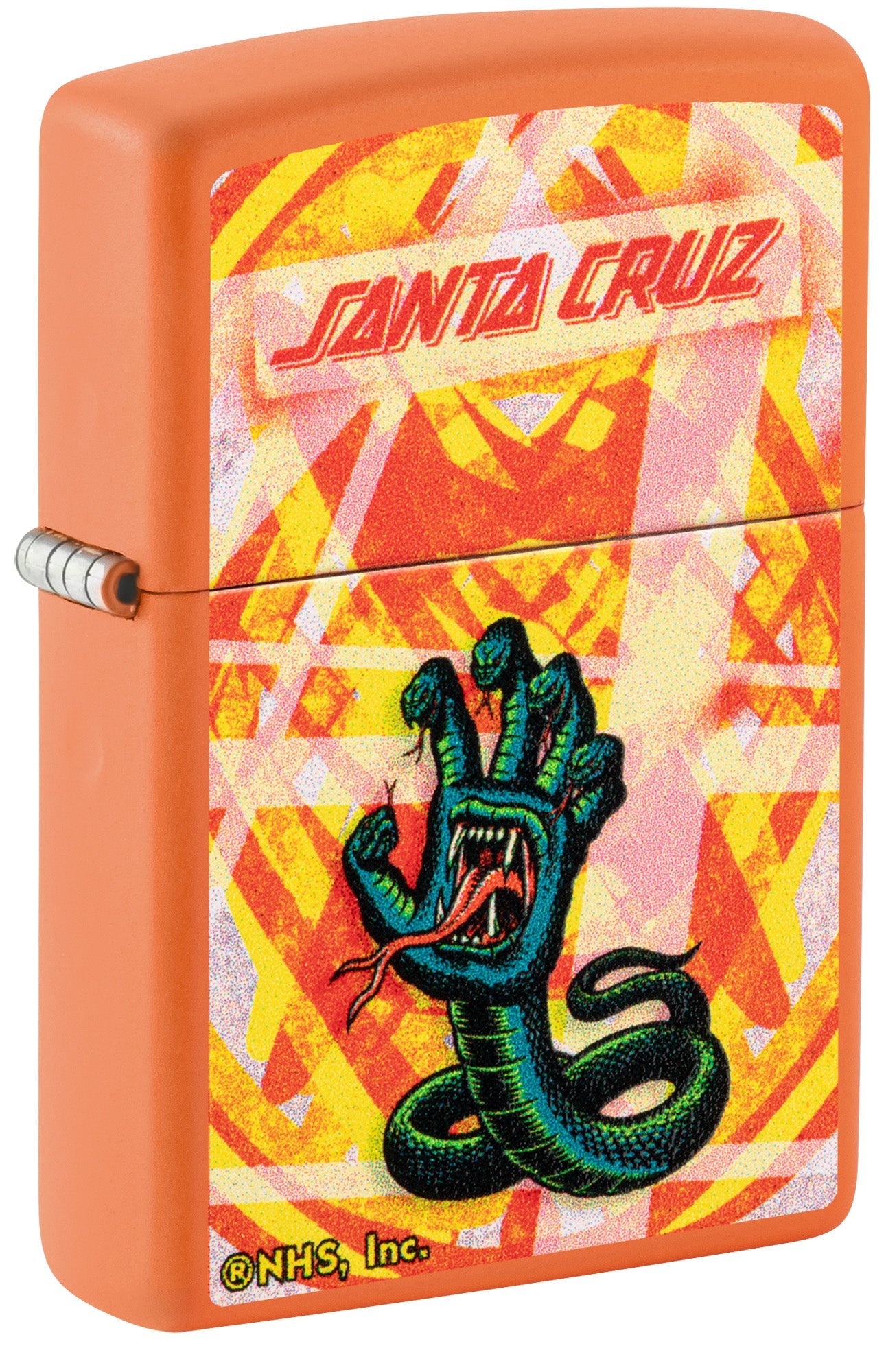 Zippo Lighter: Santa Cruz Snake Logo - Red Matte 81531