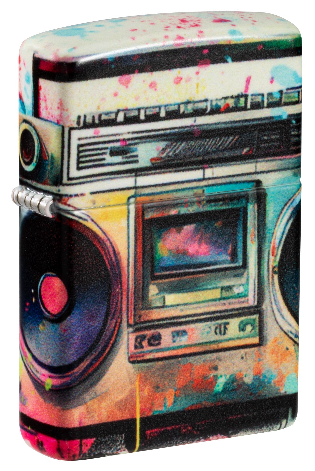 Zippo Lighter: Boombox in Color - 540 Color 81584