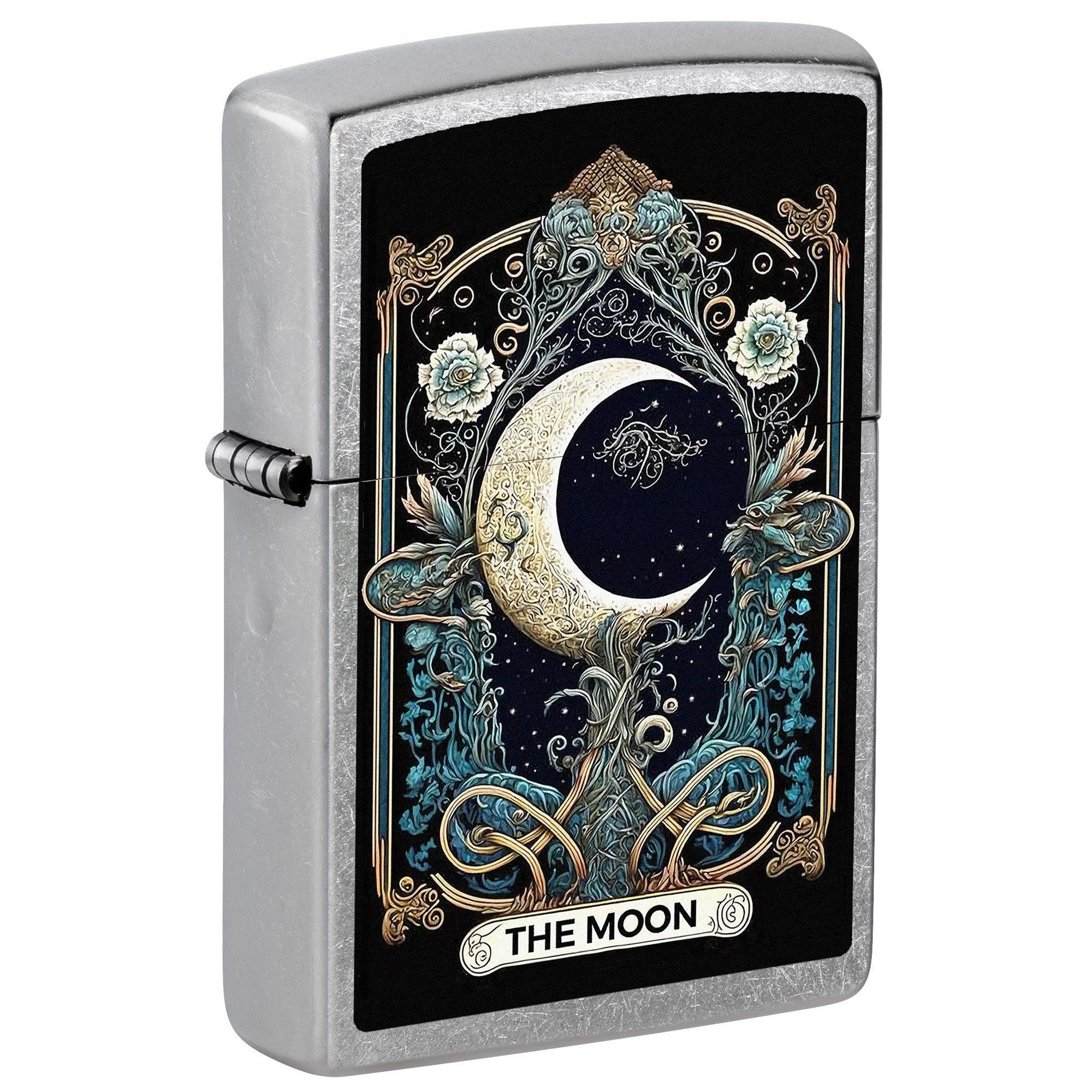 Zippo Lighter: The Moon Tarot Card - Street Chrome 81703 – Lucas