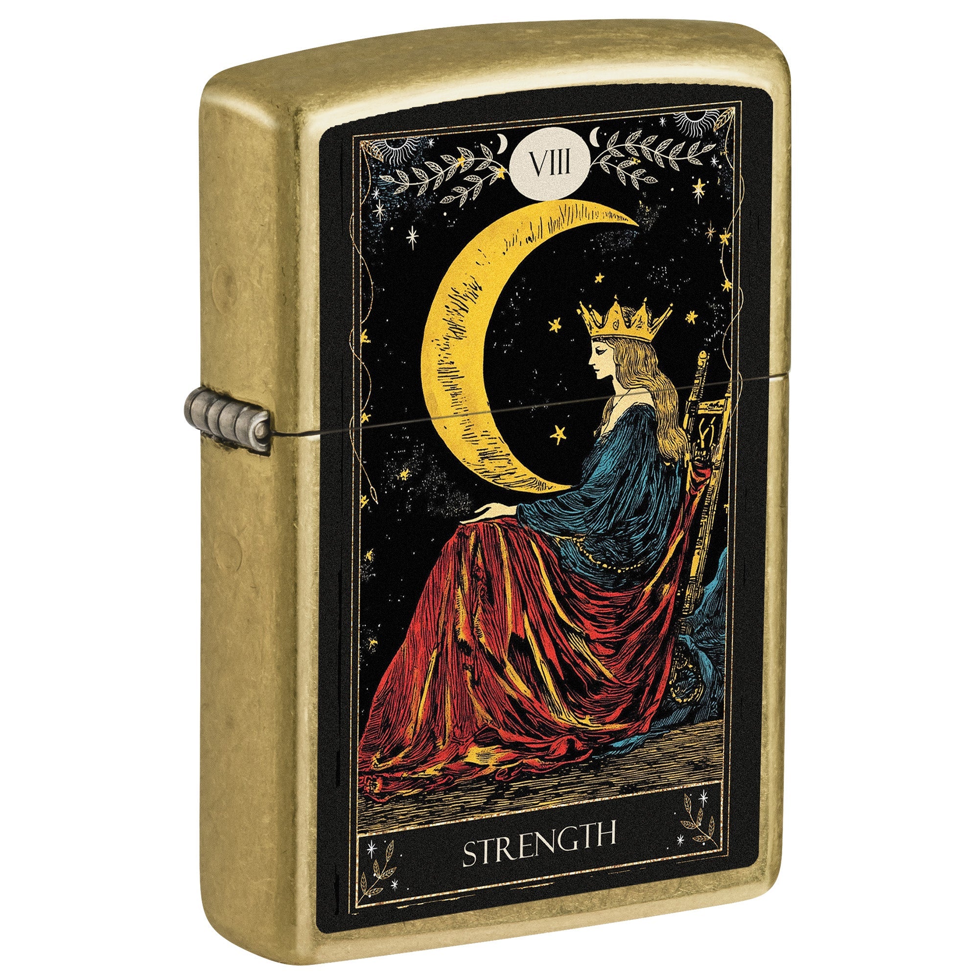 Zippo Lighter: Tarot Card, Strength - Street Brass 81821 – Lucas