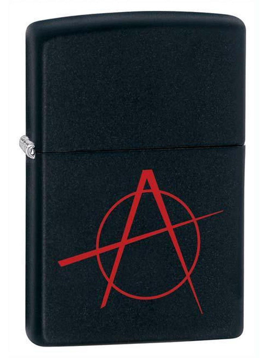 Zippo Lighter: Anarchy - Black Matte 20842 - Gear Exec (1975497490547)
