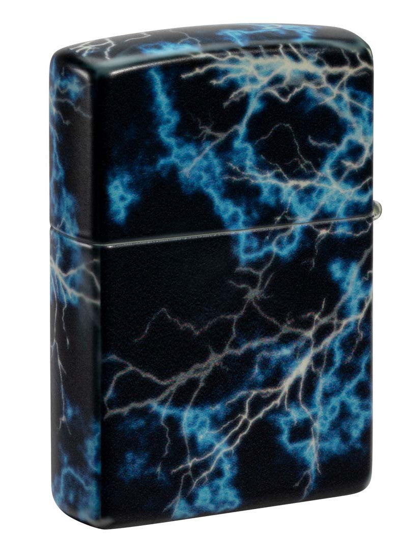 Zippo Lighter: Lightning Design, 540 Color - Glow In The Dark 48610