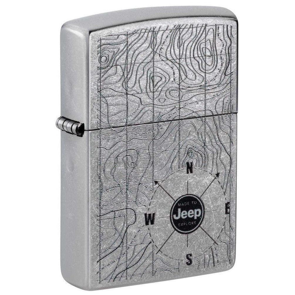 Zippo Lighter: Jeep, Made to Explore - Street Chrome 48765 Zippo Lighter: Jeep, Made to Explore - Street Chrome 48765
