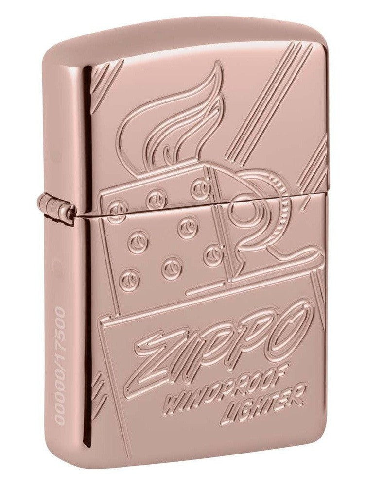 Zippo Lighter: Zippo Script Logo Collectible, Armor Engraved