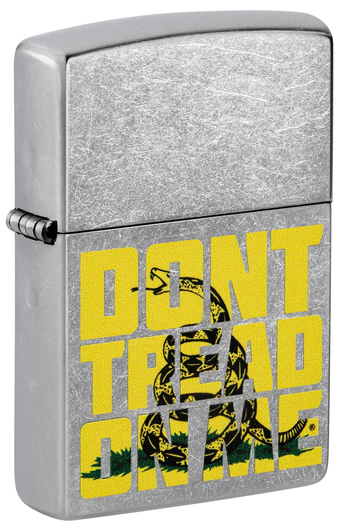 Zippo Lighter: Don't Tread on Me - Street Chrome 48952