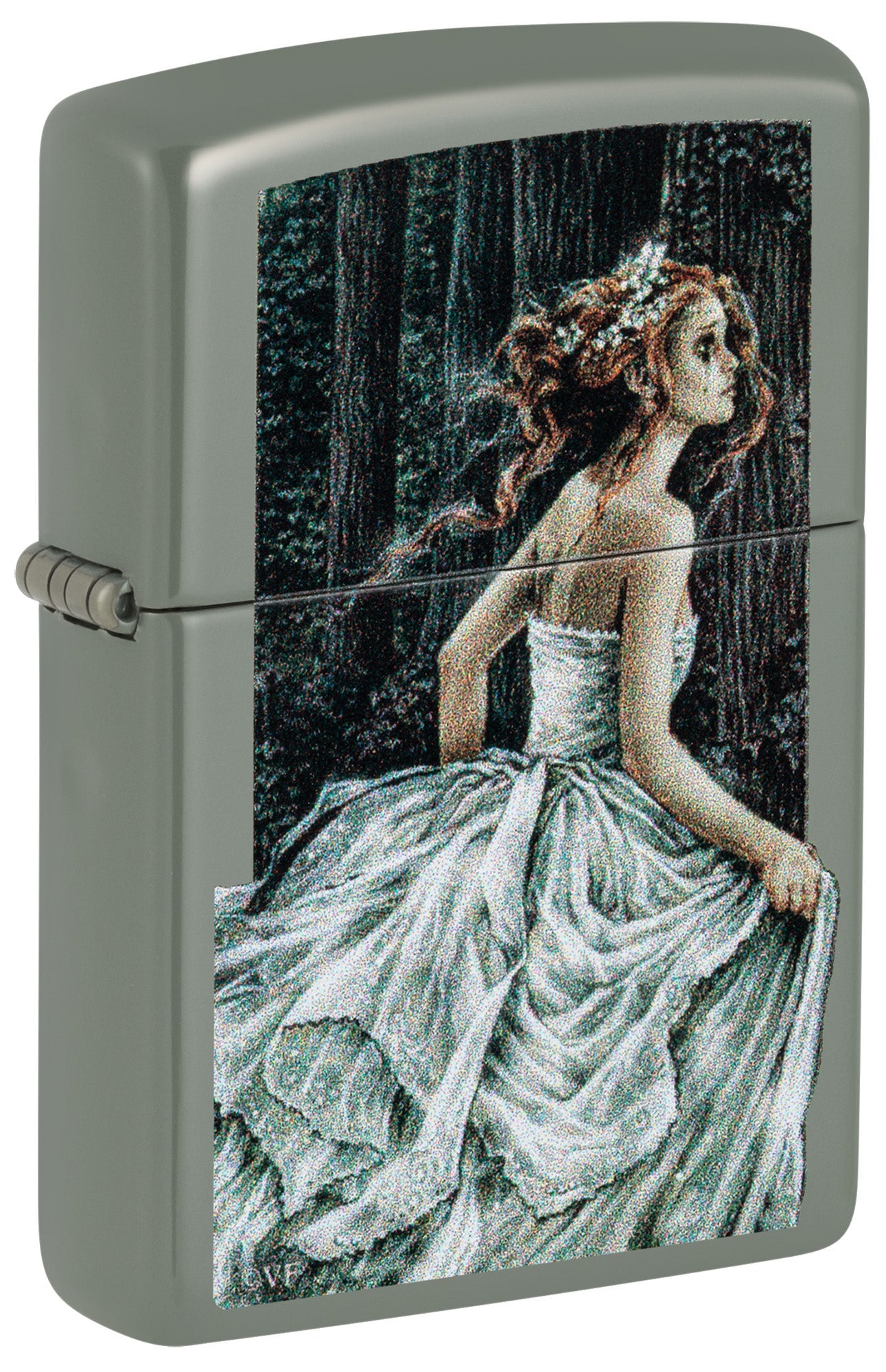 Zippo Lighter: Distraught Bride by Victoria Frances - Sage 48971