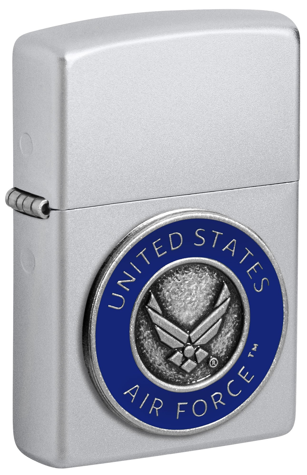 Zippo Lighter: United States Air Force Emblem - Satin Chrome 48976