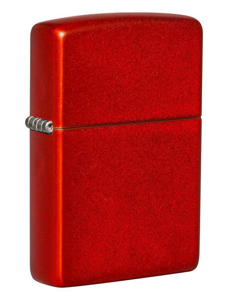 Zippo Lighter: Metallic Red Matte 49475
