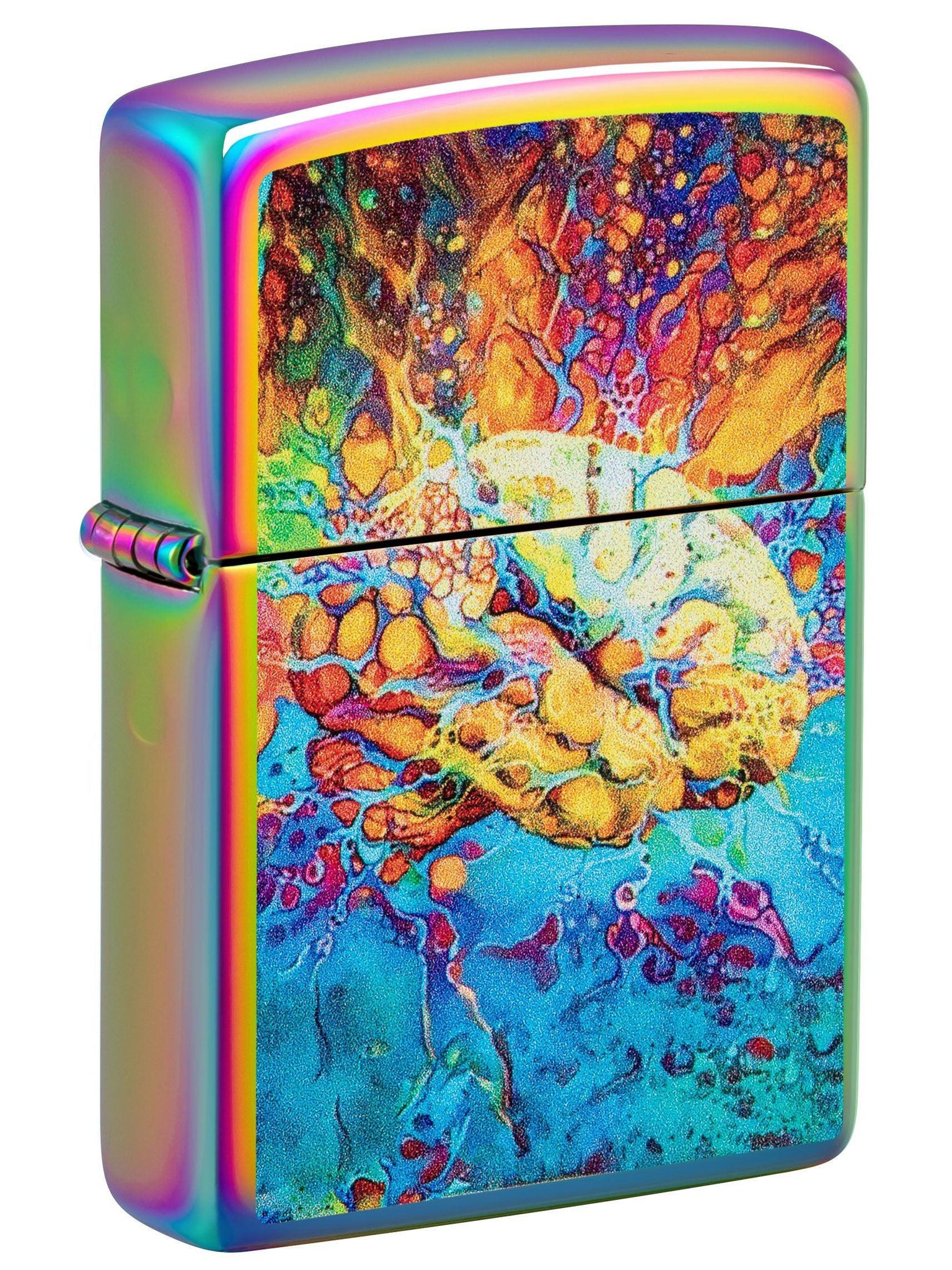 Zippo Lighter: Psychedelic Brain Design - Multi Color 49787