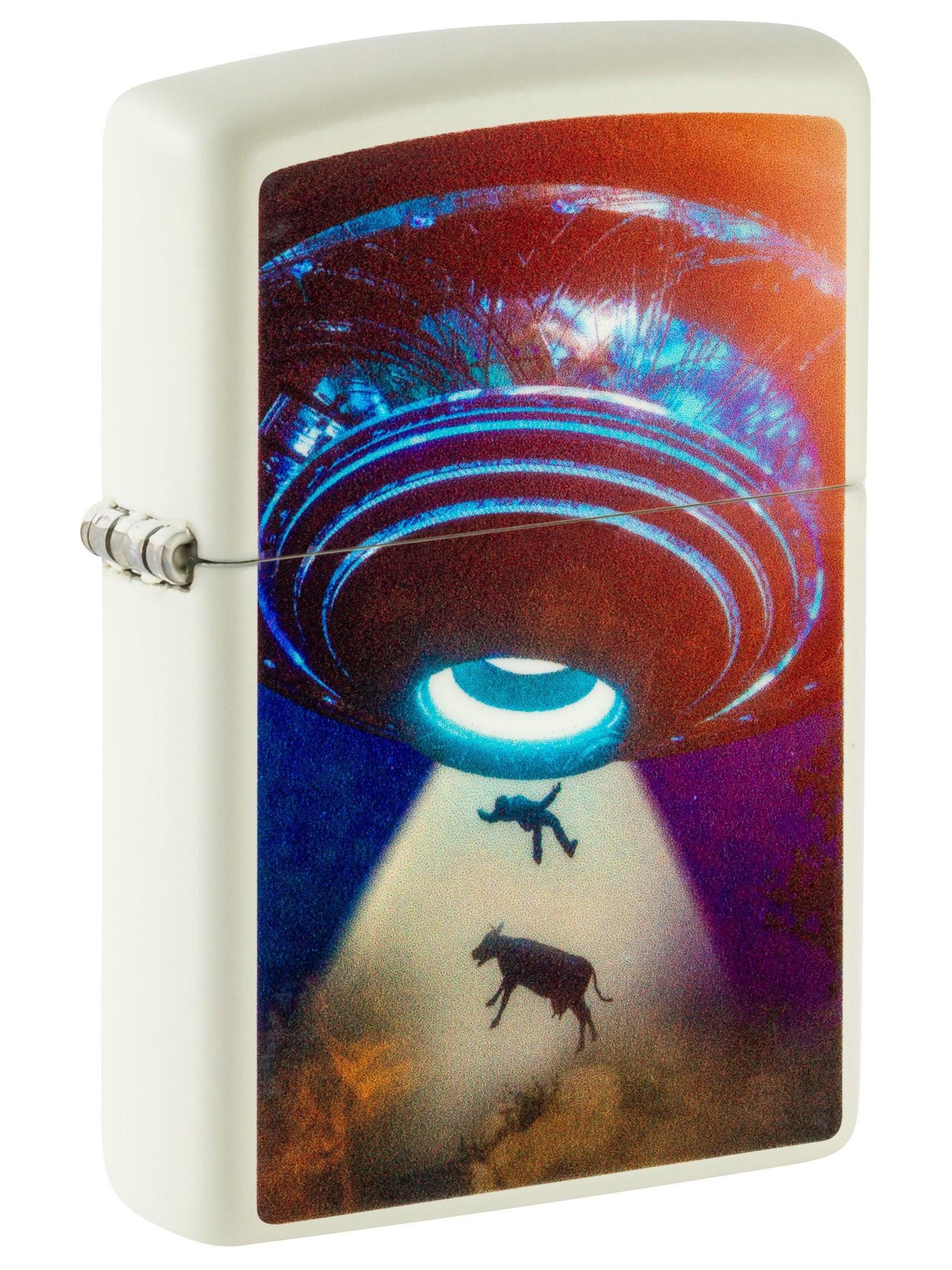 Zippo Lighter: UFO Abduction - Glow in the Dark 49838 – Lucas Lighters