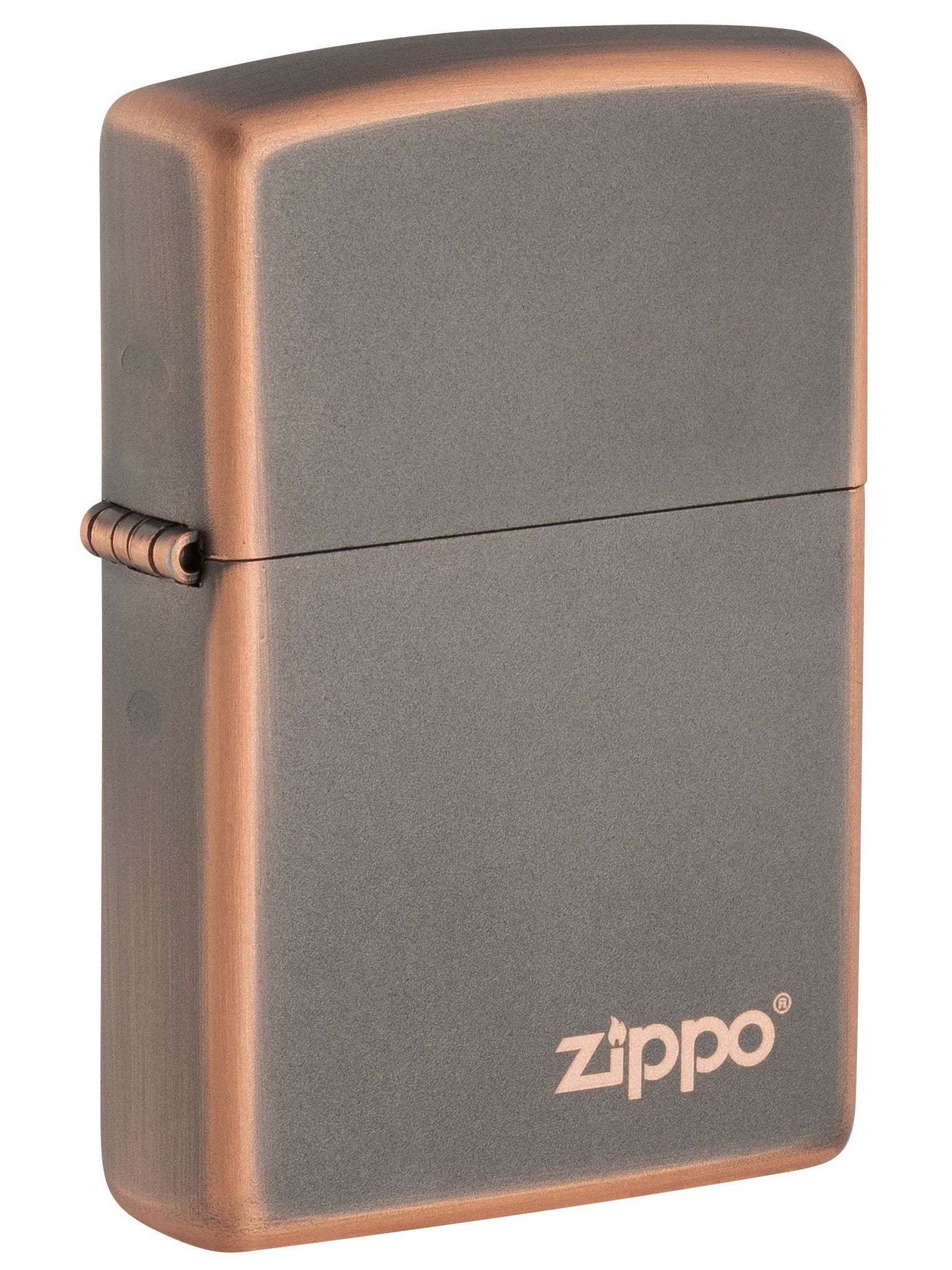 Zippo Lighter: Zippo Logo - Rustic Bronze 49839ZL