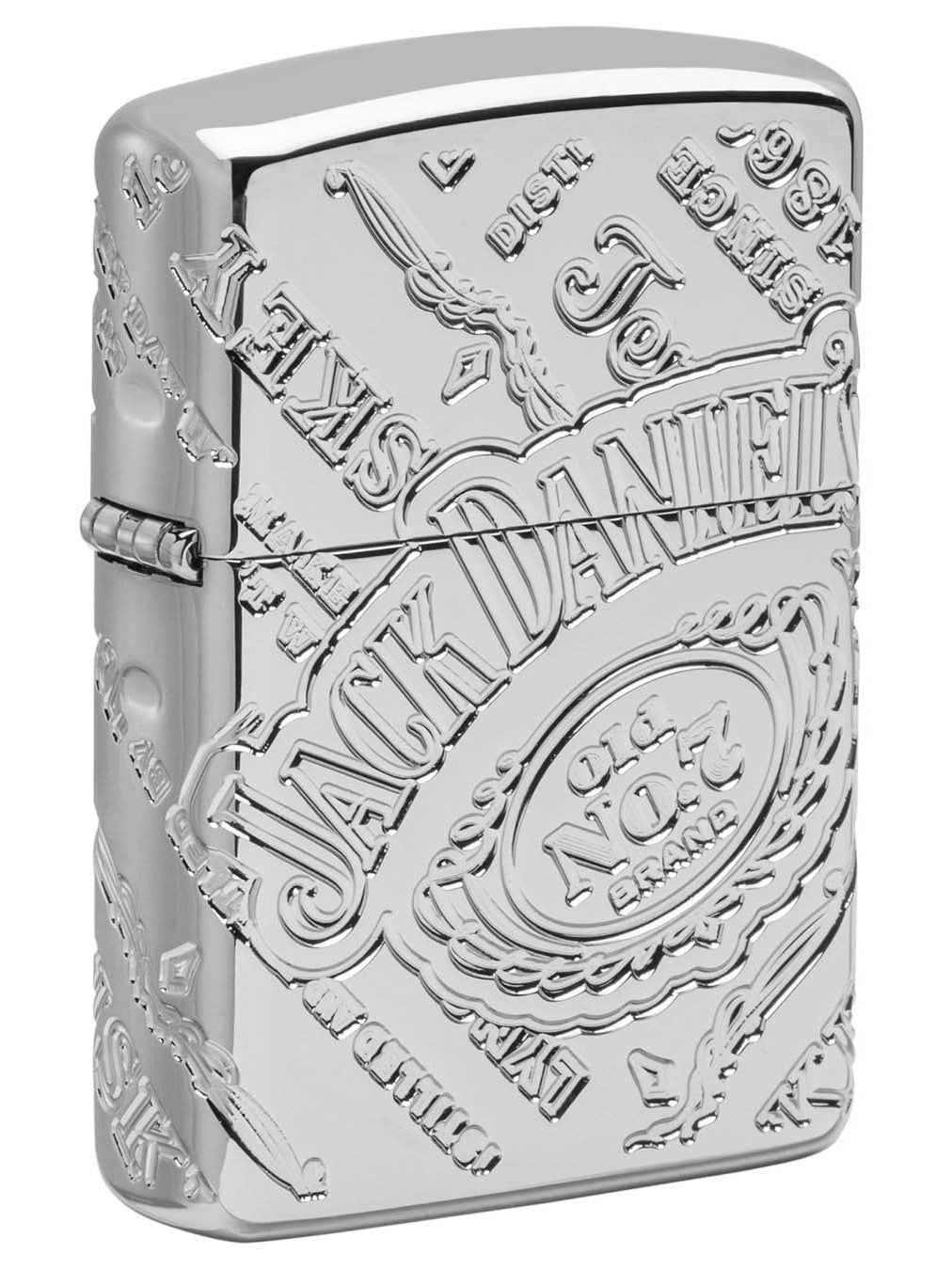 Zippo Lighter: Armor Jack Daniel's MultiCut - High Polish Chrome 49869