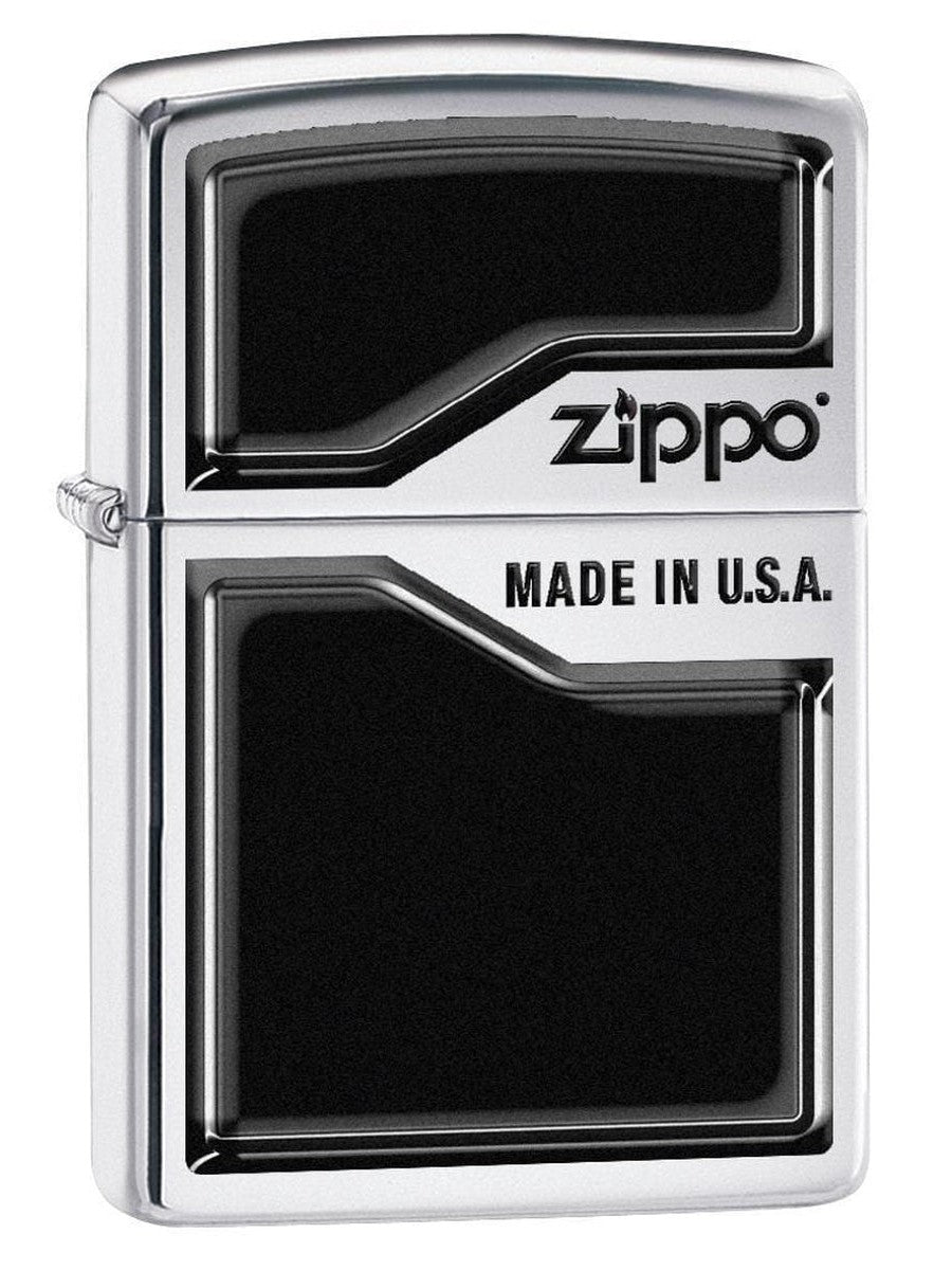 Zippo Lighter Zippo, Made in USA High Polish Chrome 78075 Lucas