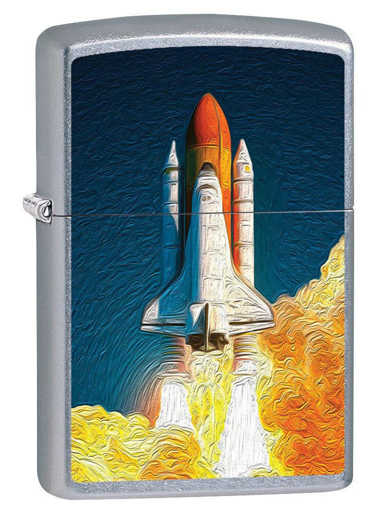 Zippo Lighter: Space Shuttle Launch - Street Chrome 80865