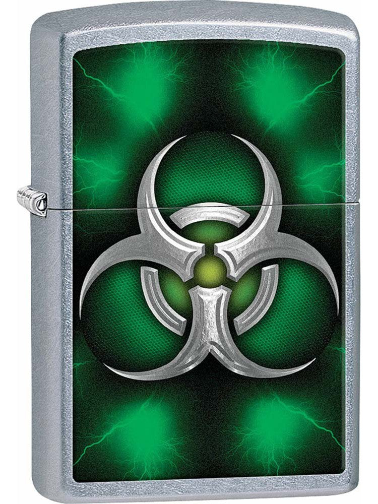 Zippo Lighter: Biohazard - Street Chrome 81169