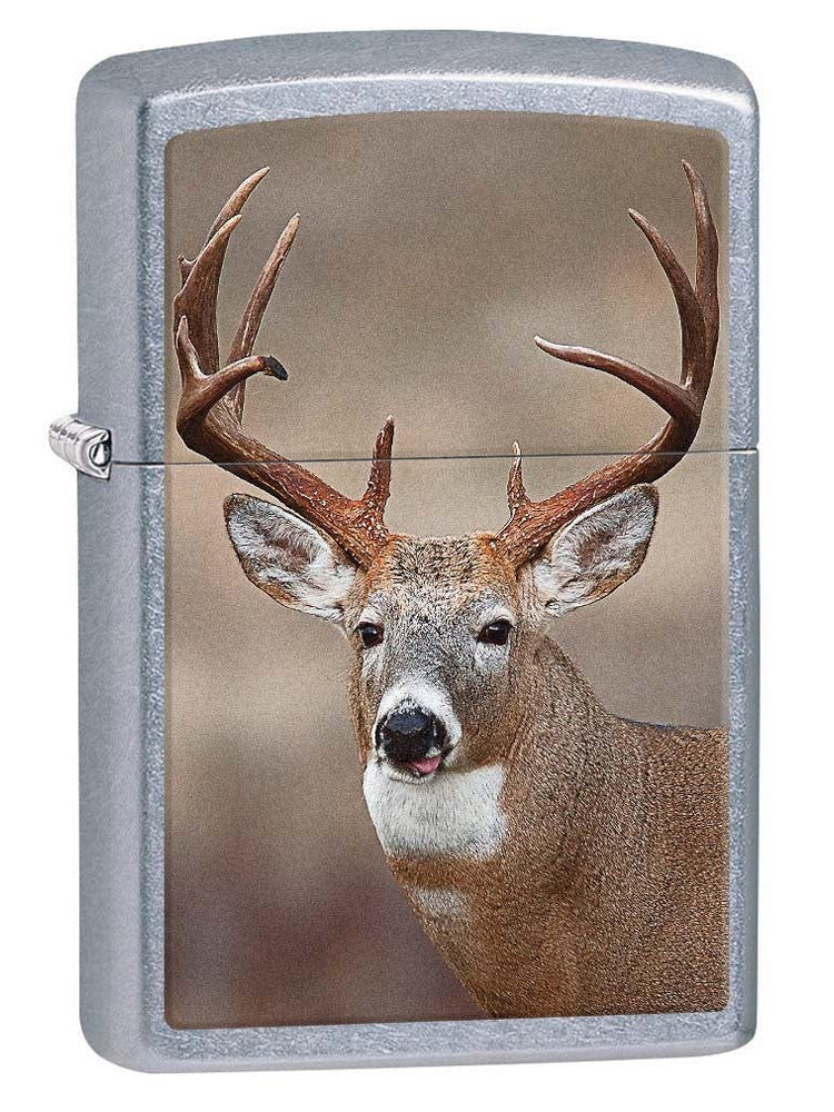 Zippo Lighter: Deer, Buck - Street Chrome 81175