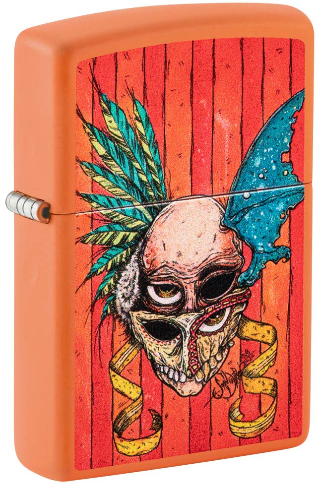 Zippo Lighter: Sean Dietrich Art - Orange Matte 81242