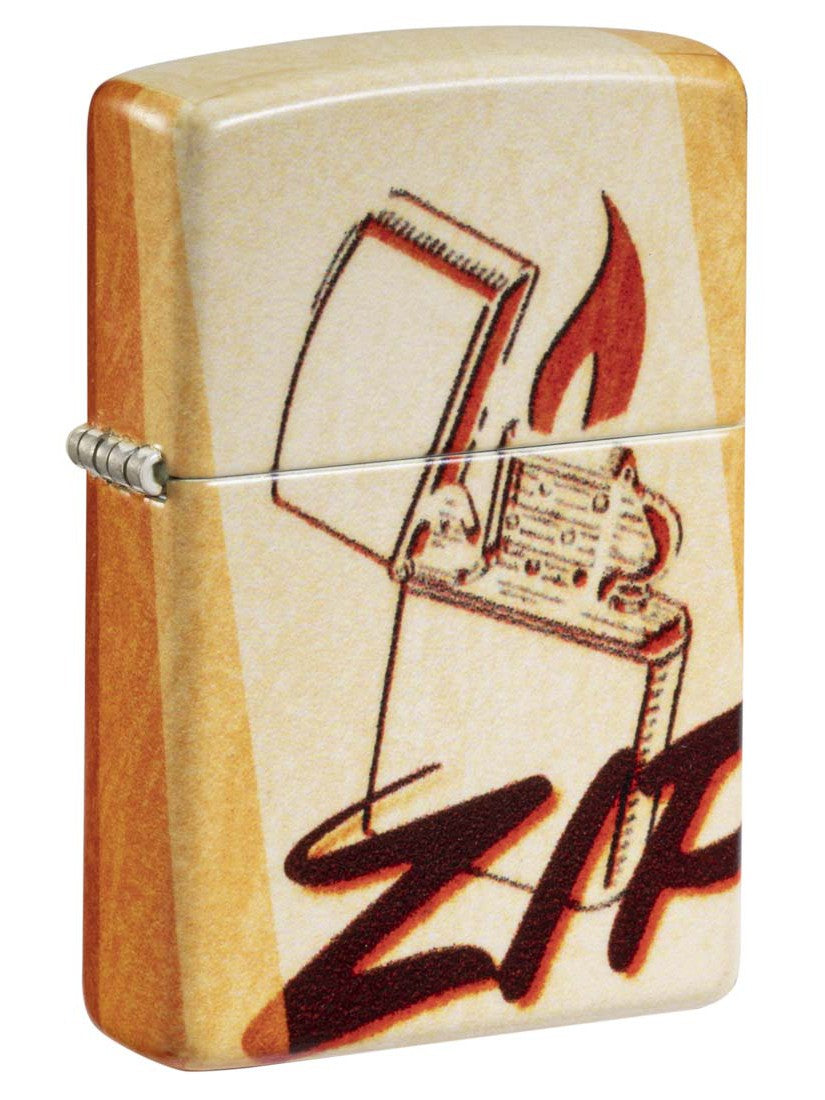 Zippo Lighter: Vintage Zippo Logo - 540 Color 81285