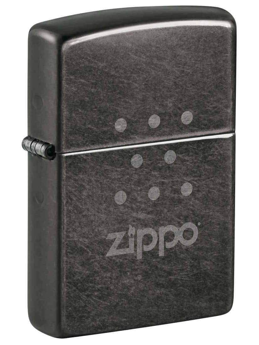 Zippo Lighter Zippo Chimney Pattern ,Engraved Gray Dusk 81316