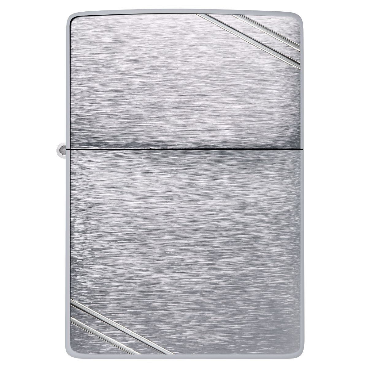Zippo Lighter: Vintage - Brushed Chrome 230 – Lucas Lighters