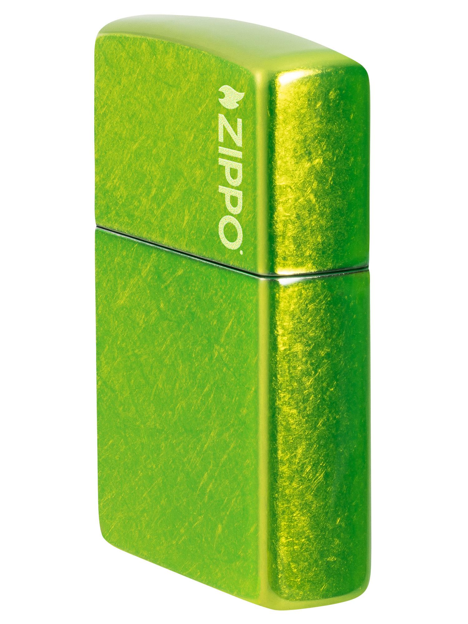 Zippo Lighter: Lurid with Zippo Logo - 24513ZL