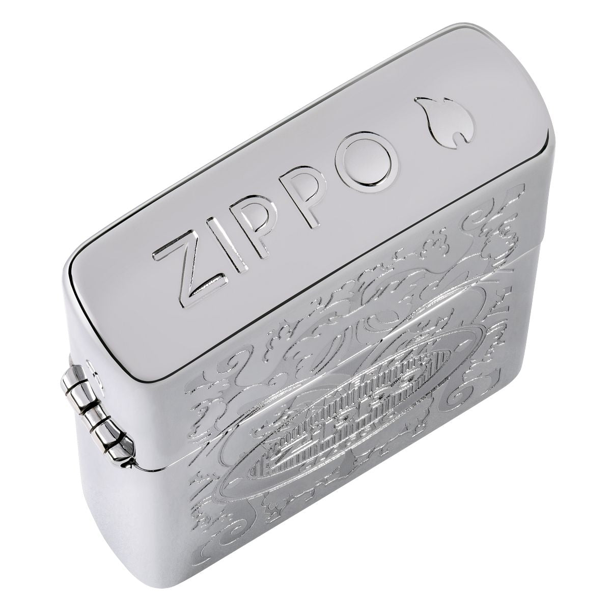 Zippo Lighter: Zippo American Classic Crown Stamp - HP Chrome