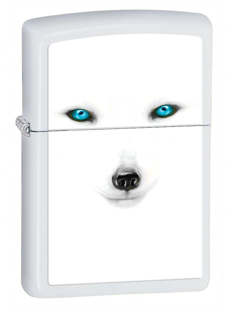 Zippo Lighter: Arctic Fox - White matte 28272