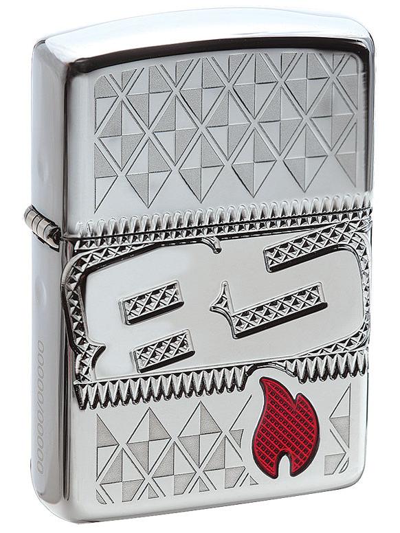 Briquet Zippo Slim HP Chrome - Finition Haute Brillance - Garantie à Vie - Fabriqué Aux USA