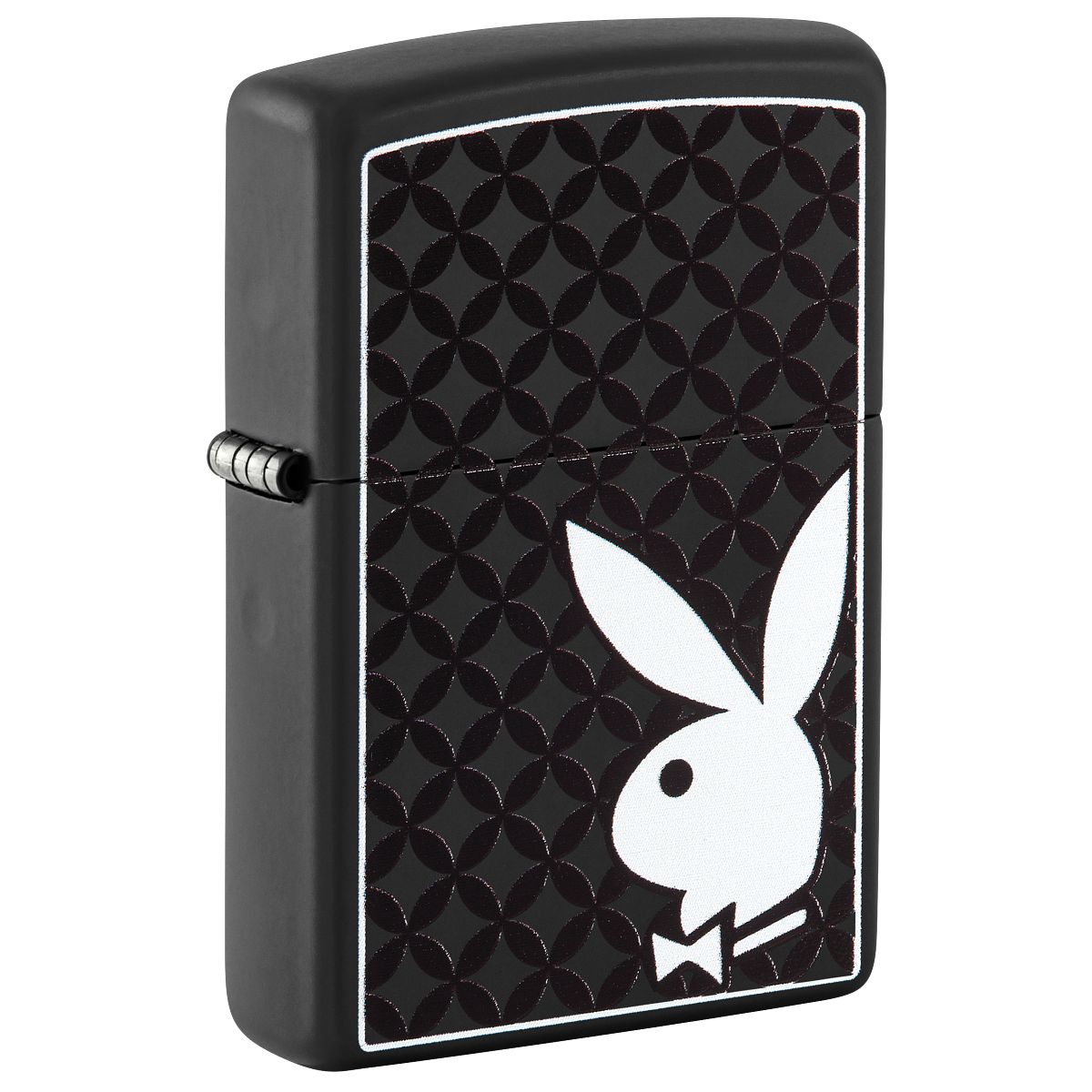 Zippo Lighter: Playboy Bunny Logo - Black Matte 29578 – Lucas Lighters