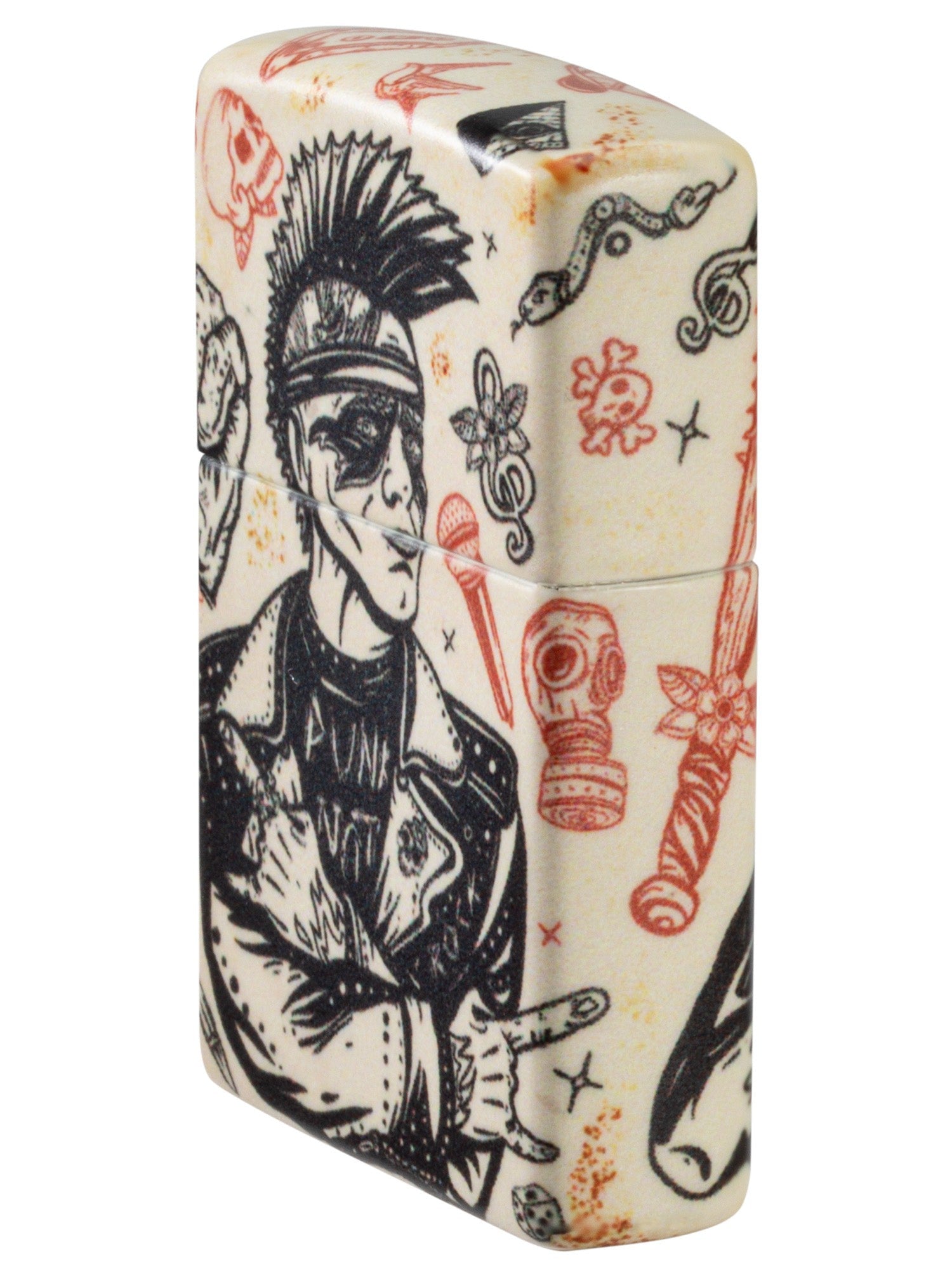 Zippo Lighter: Punk Rock Design - 540 Color 46032