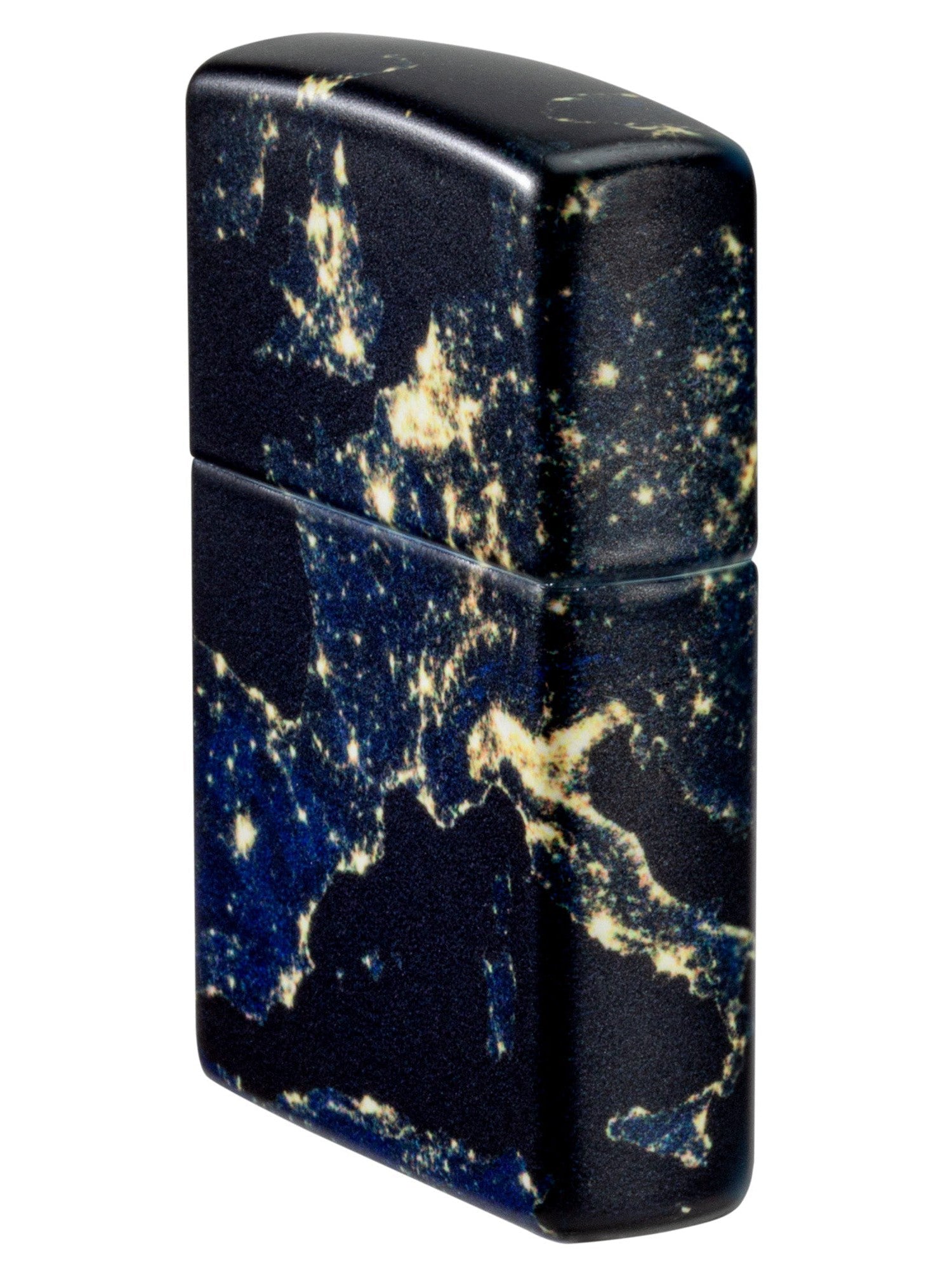 Zippo Lighter: Europe From Space, Glow-in-the-Dark - 540 Color 46039