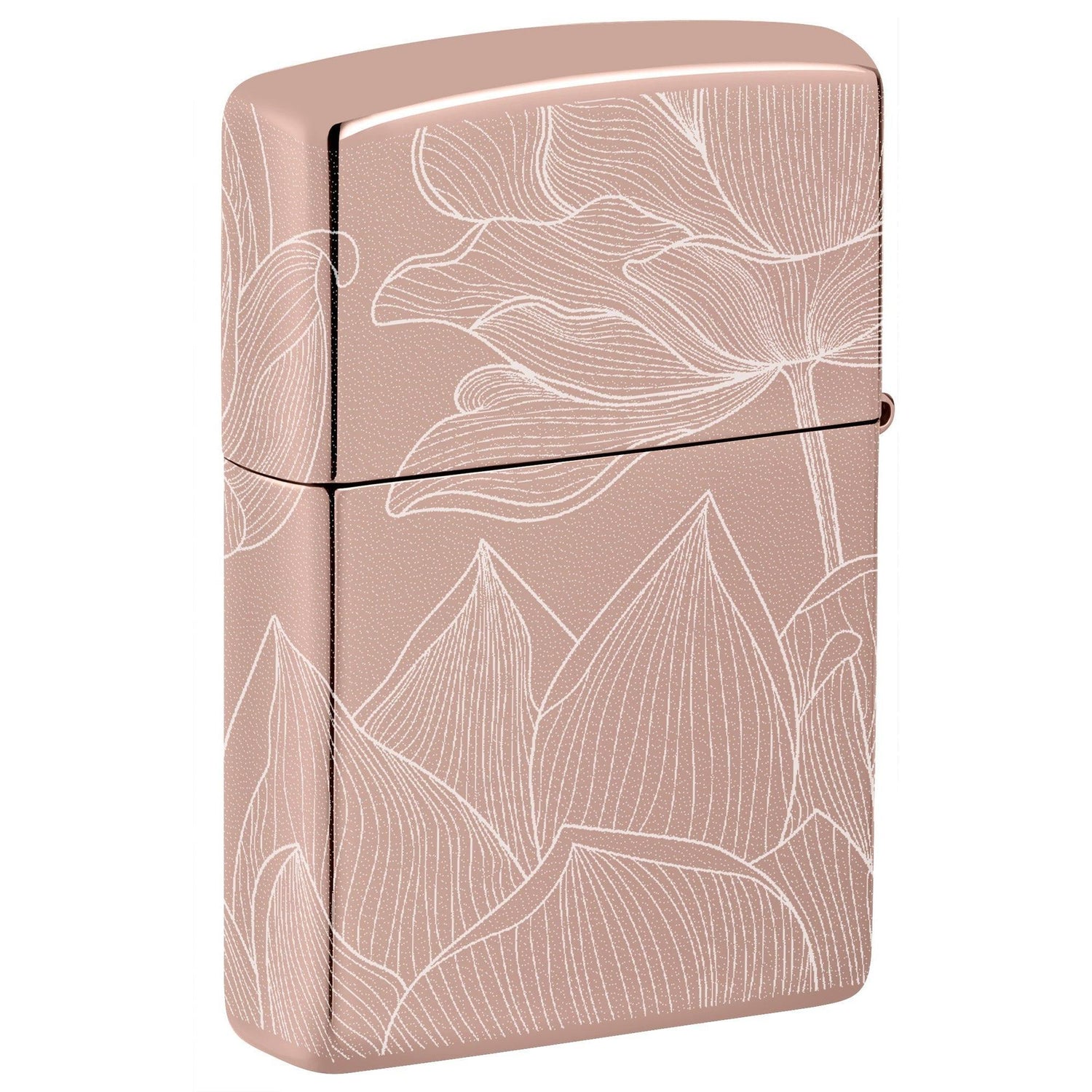 Zippo Lotus Flower Sturmfeuerzeug – Windfest, Nachfüllbar, Im Geschenketalon