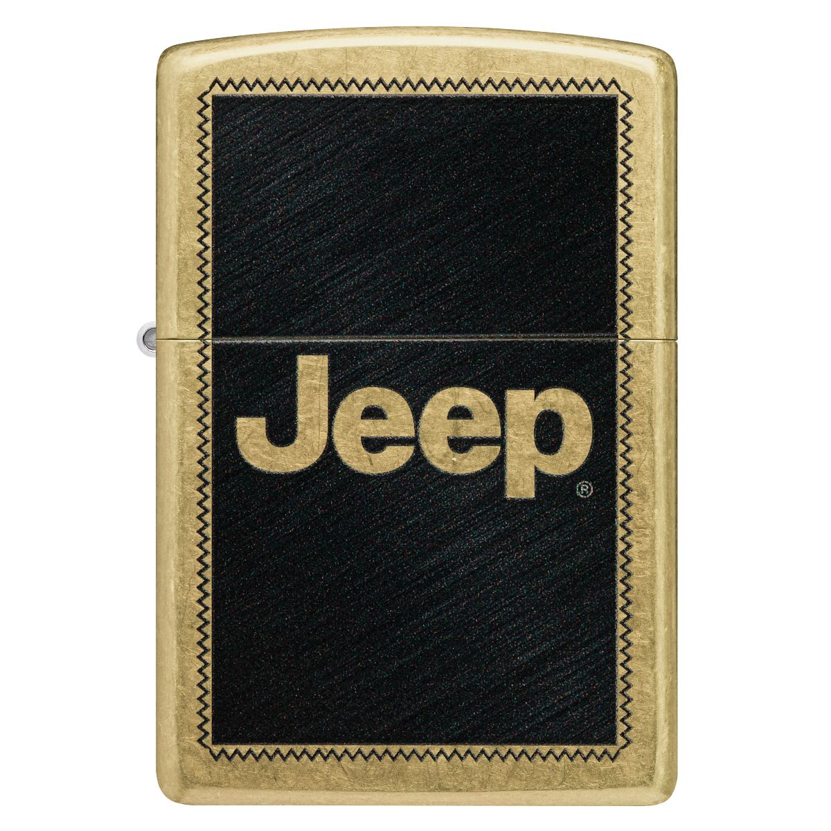 Zippo Lighter: Jeep Logo - Street Brass 46225 – Lucas Lighters