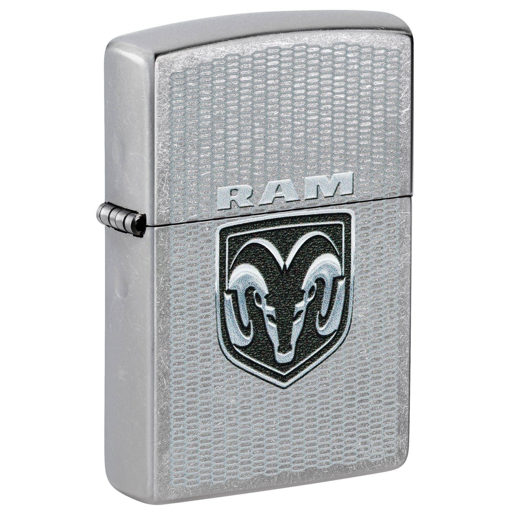King of The Road Zippo Lighter in Brushed Chrome 1300176 King of The Road Zippo Lighter in Brushed Chrome 1300176