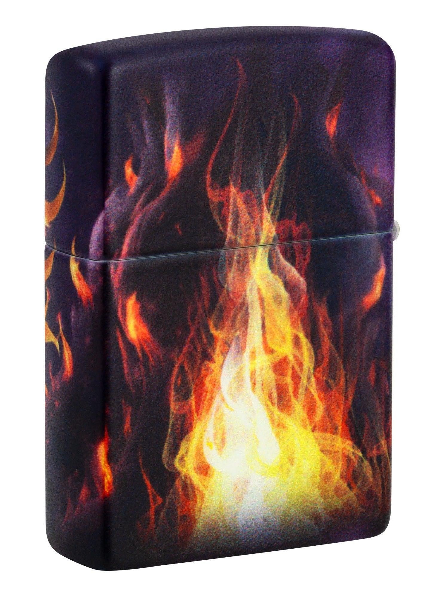 Zippo Lighter: Glowing Dragon Design, 540 Color - Glow-in-the-Dark Green 46251