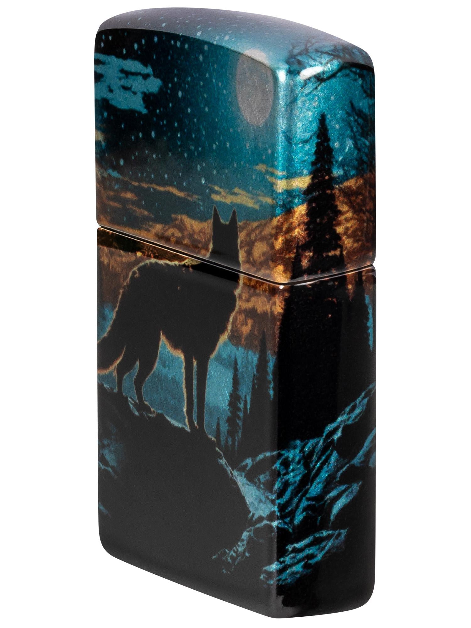 Zippo Lighter: Moonlight Wolf - 540 Fusion 46252