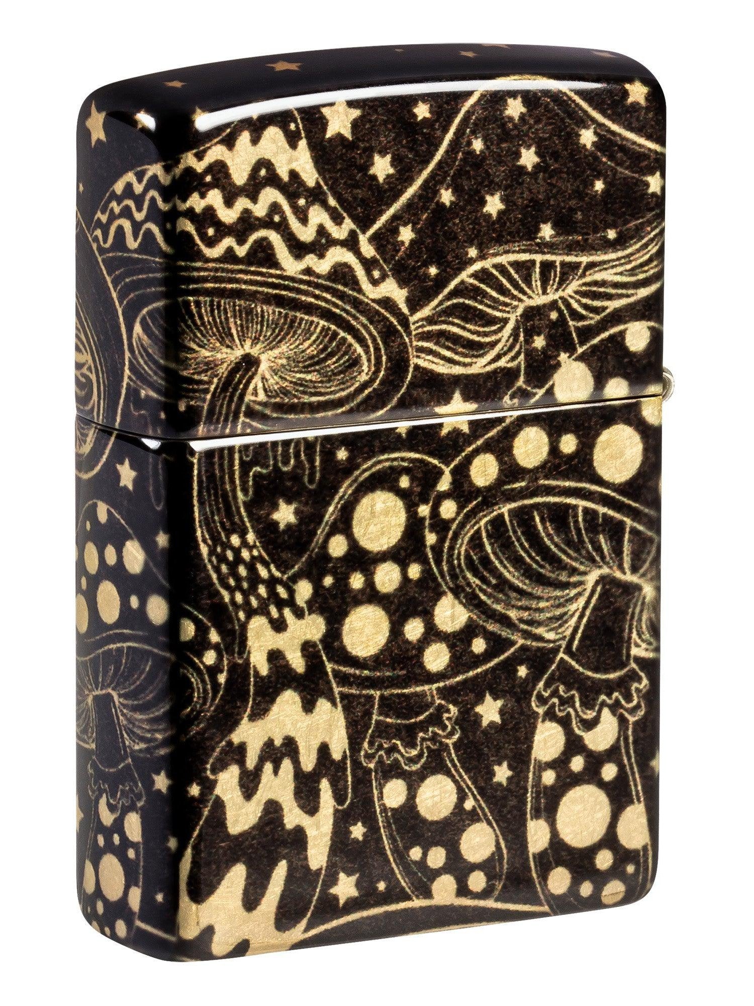 Zippo Lighter: Mushroom Drift Design - 540 Fusion 46277