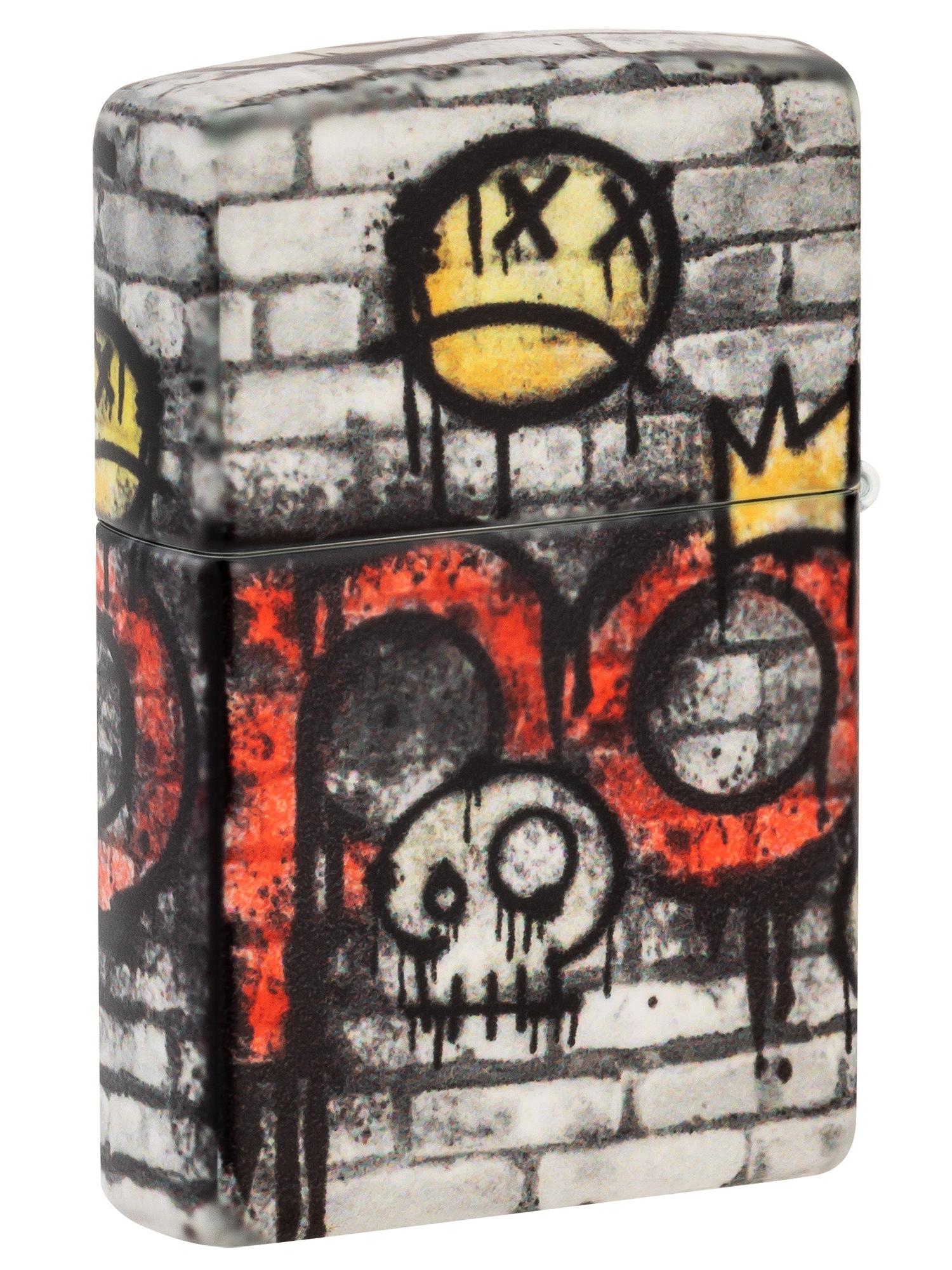 Zippo Lighter: Graffiti King Design - 540 Color 46282