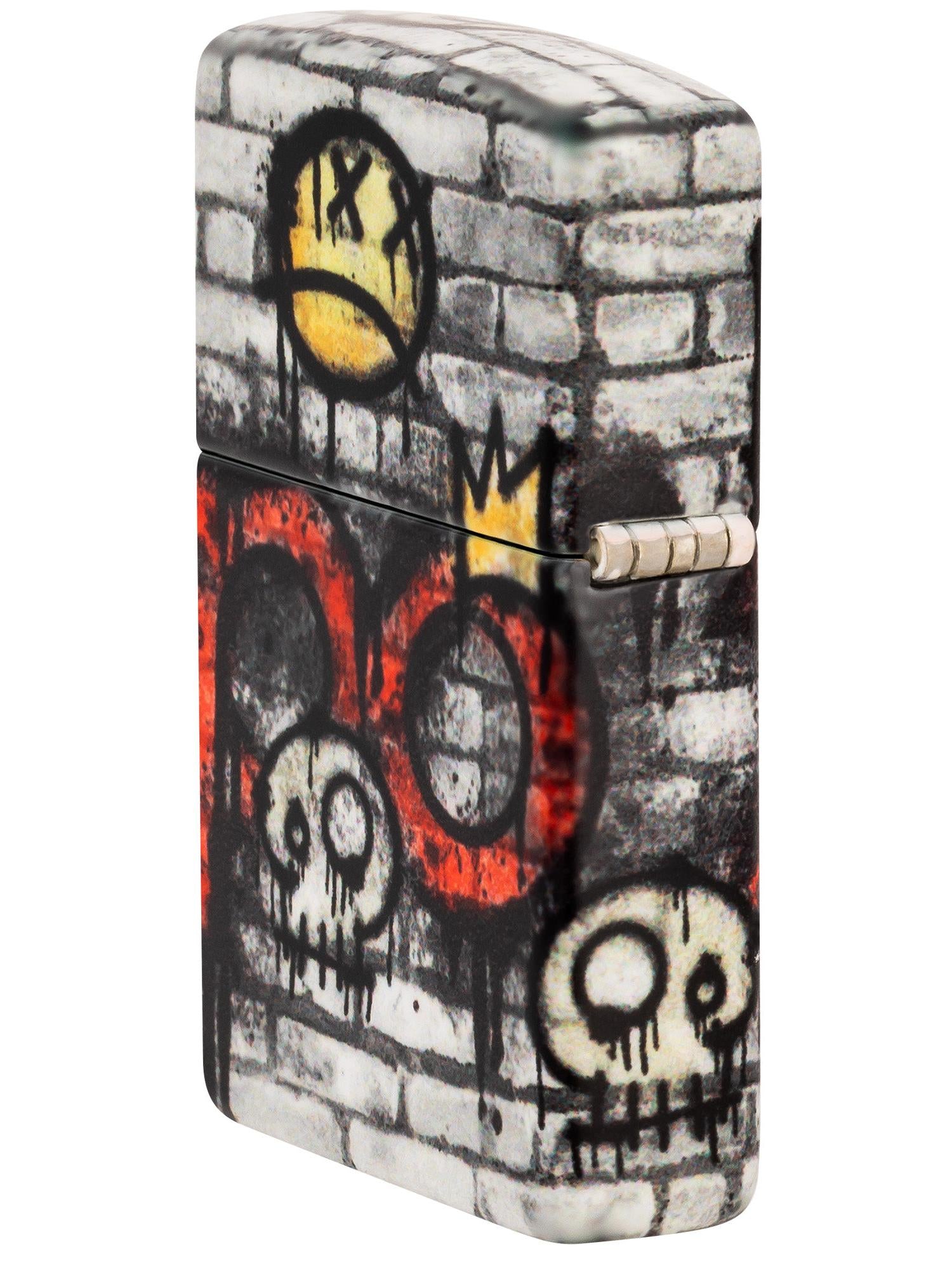 Zippo Lighter: Graffiti King Design - 540 Color 46282