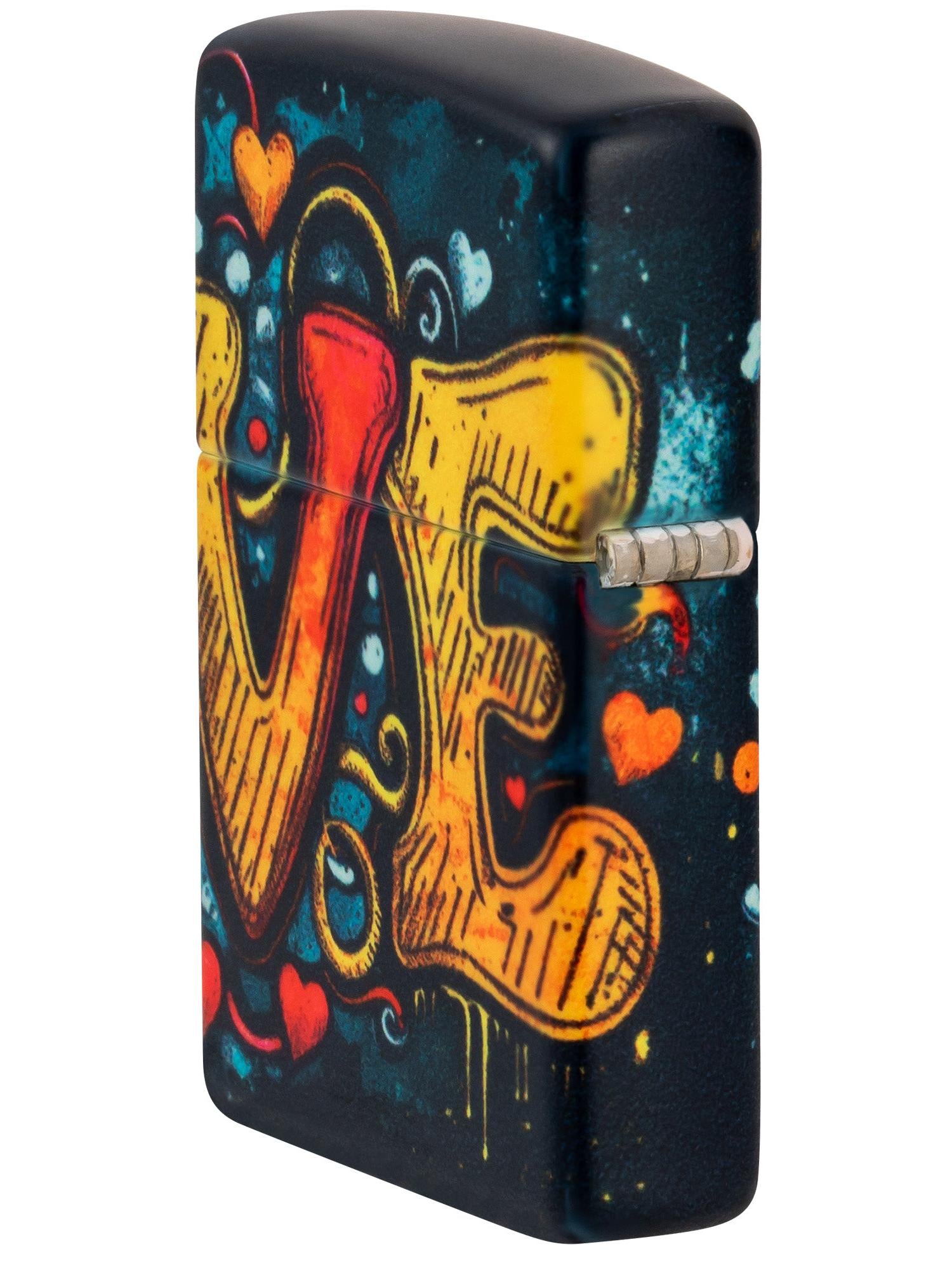 Zippo Lighter: Love Mural Design - 540 Color 46283