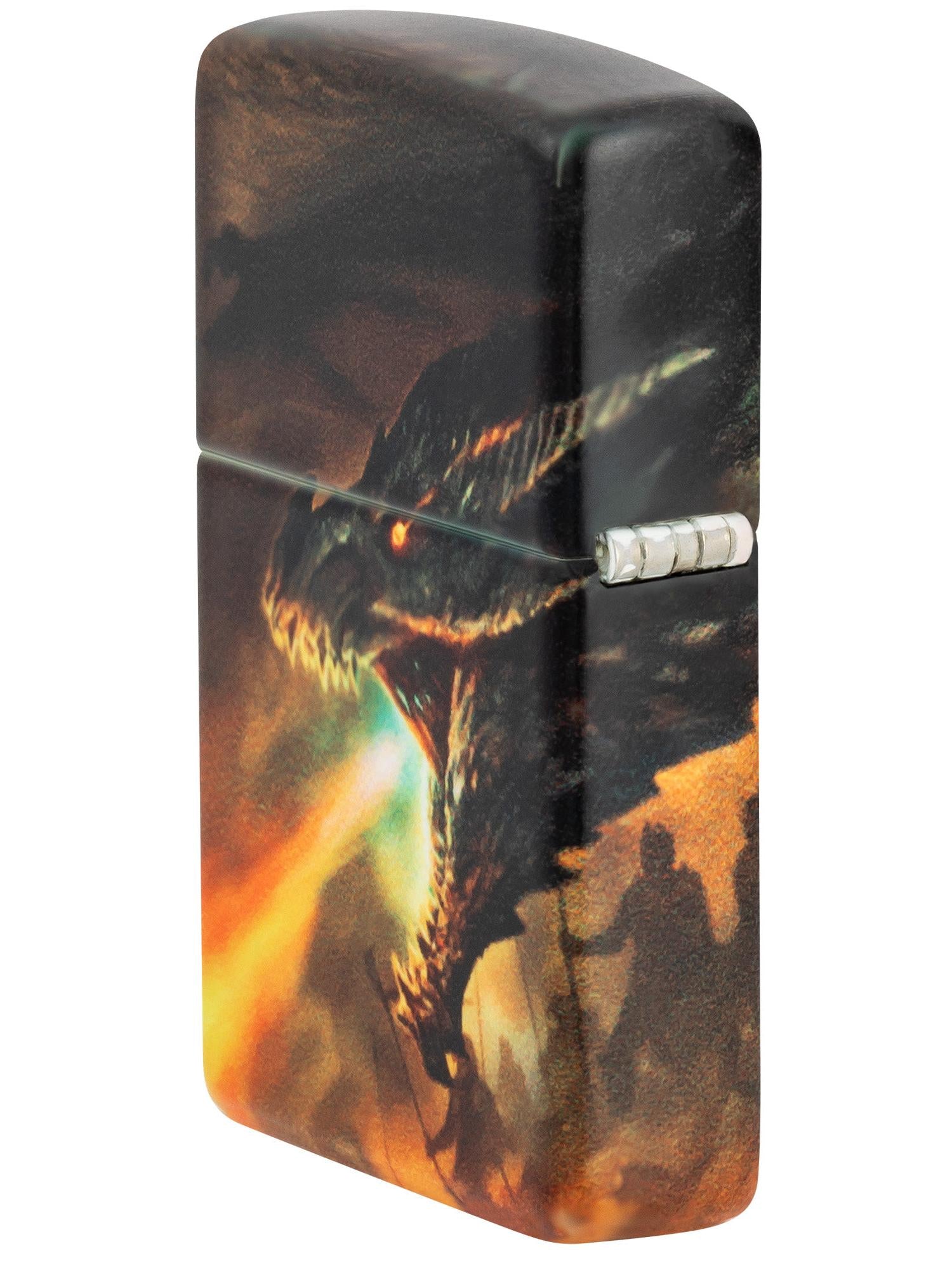 Zippo Lighter: Knight and Dragon Design - 540 Color 46284