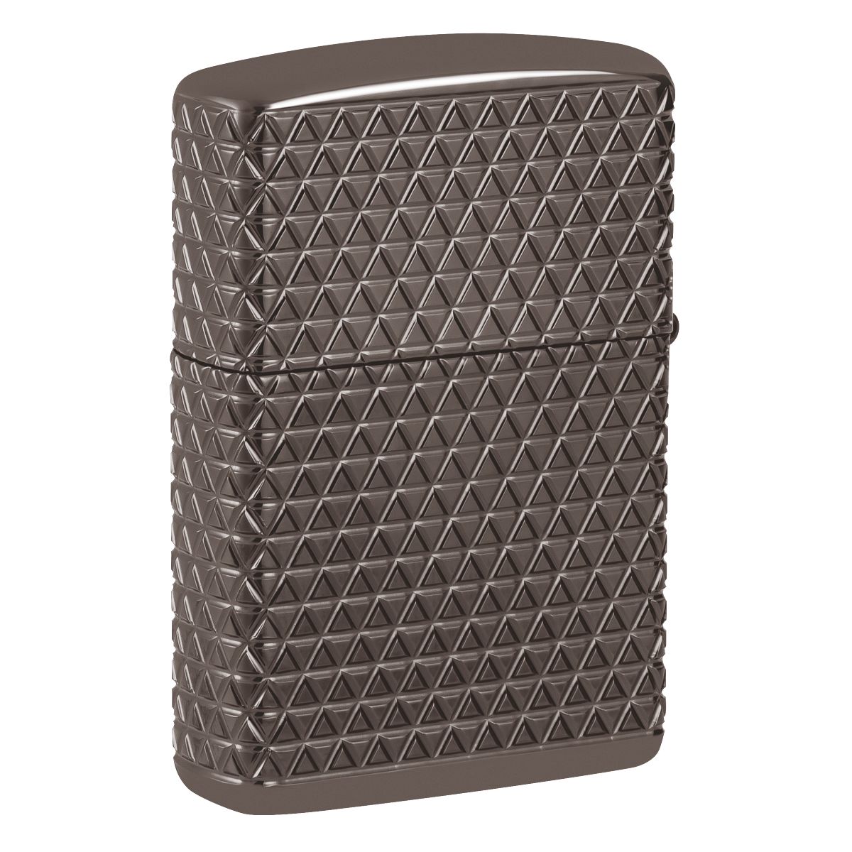 Zippo Lighter: Armor MultiCut, Diamond Pattern with Crystals