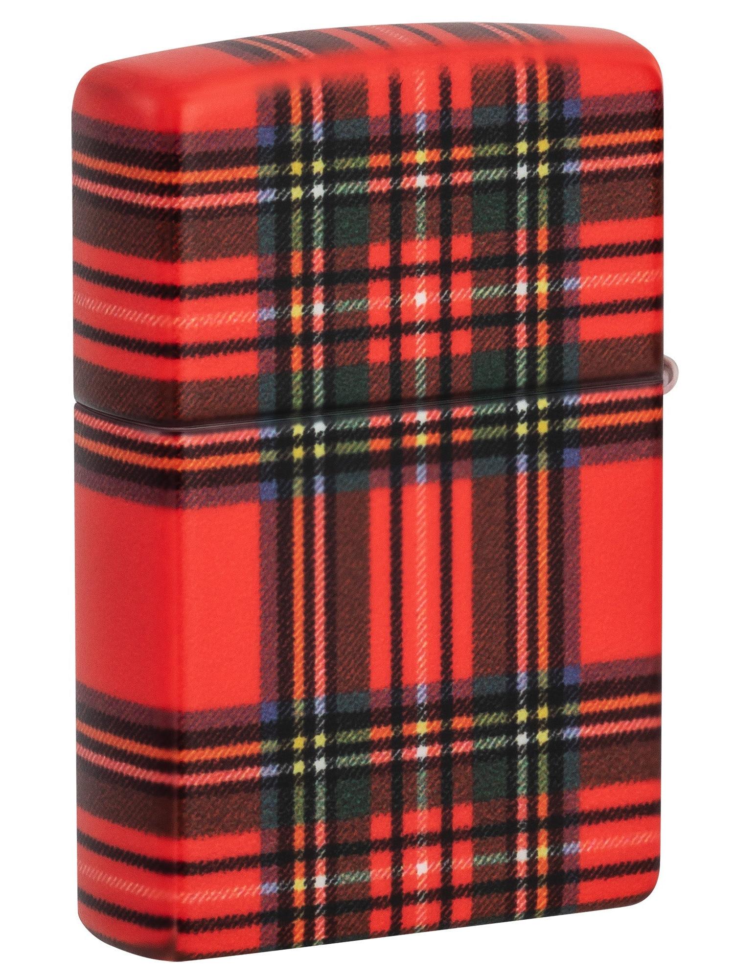 Zippo Lighter: Red Plaid - 540 Color 46352